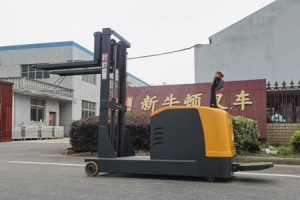 Legless Stand-on Counterbalance Stacker Minimum Stacking Aisle Parameter Guide