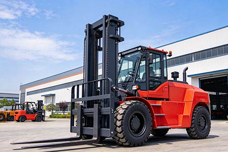 Diesel forklift operation
