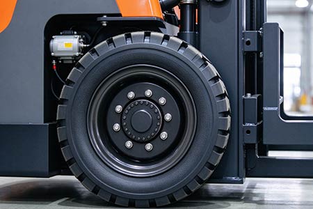 Walkie Electric Stacker Drive Wheel & Support Wheel Guide