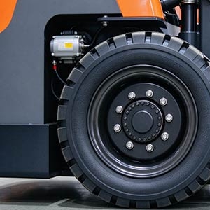 Walkie Electric Stacker Drive Wheel & Support Wheel Guide