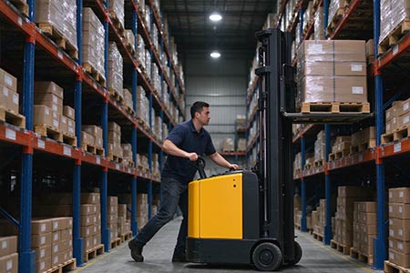 Electric Walk-behind Stacker from Stacker Manufacturing Factory