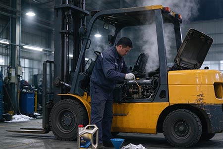 Industrial diesel forklift