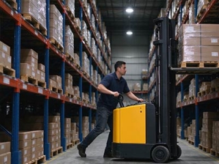 Electric Walk-behind Stacker from Stacker Manufacturing Factory