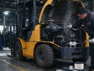 How to Fix Hard Starting of Industrial Diesel Forklift in Winter