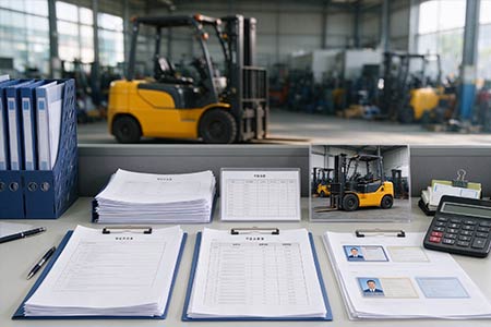Forklift inspection and maintenance