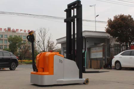 Walk-behind counterbalance stacker