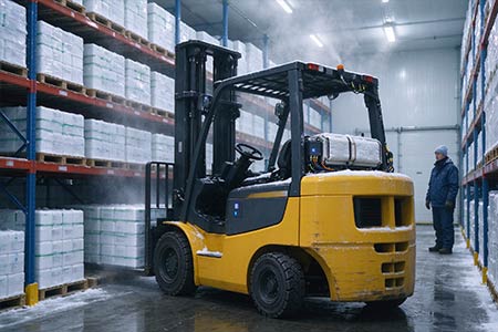 Custom warehouse forklift