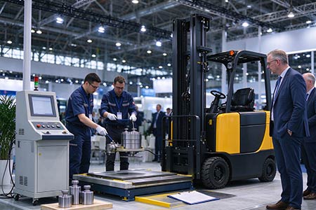 Electric warehouse forklift manufacturer