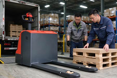 Rider Electric Pallet Truck: Direct Supply From Warehouse Equipment Factory
