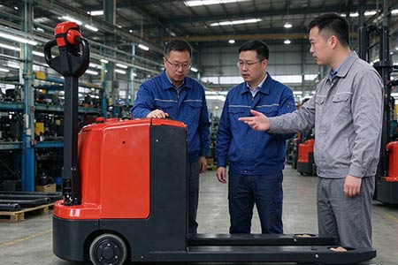 Warehouse electric pallet truck