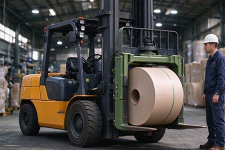 Diesel Forklift Attachment Installation