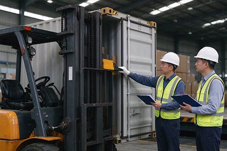 FCL Shipment of Forklifts for Export