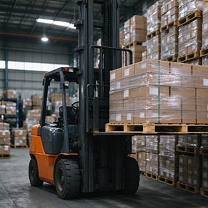 Forklift Configuration Strategy For Dense Warehousing, Warehouse Forklift