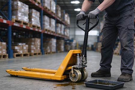 Hand Hydraulic Pallet Jack Oil Leakage
