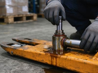 Troubleshoot Manual Hydraulic Pallet Jack Fault, Locate Oil Leak Points Fast
