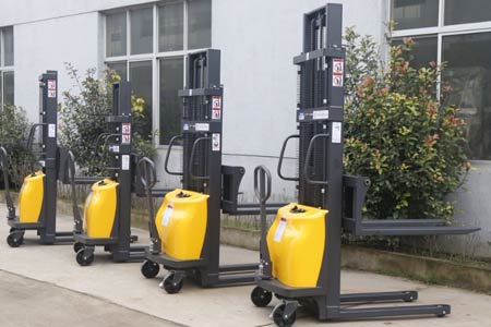 Semi-electric stacker price