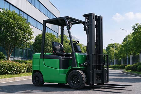 Narrow aisle electric forklift