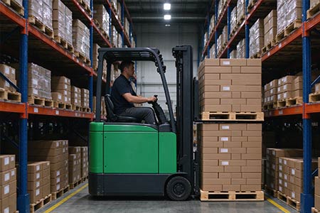 Lithium electric forklift