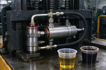 Stacker Hydraulic Oil Change