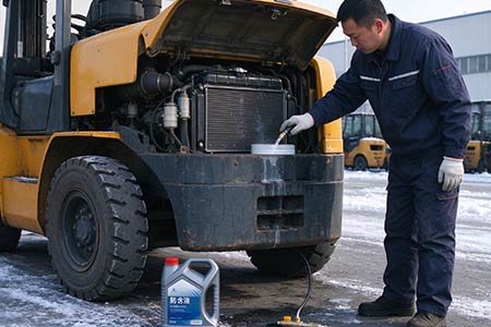 Diesel Powered Forklift