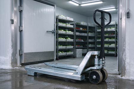 Anti-rust manual pallet jack