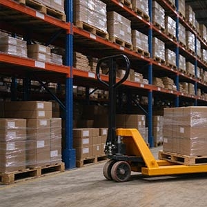 Galvanized Anti-Rust Manual Pallet Jack For Humid And Corrosive Workshop