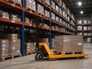 Galvanized Anti-Rust Manual Pallet Jack For Humid And Corrosive Workshop